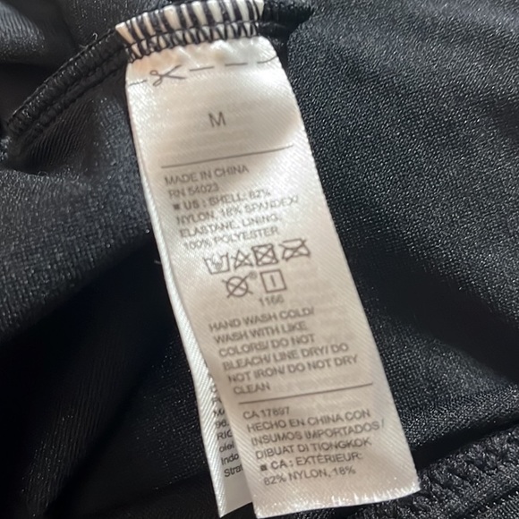 Old Navy Swimsuit Black One Piece Halter M Medium - Picture 5 of 5